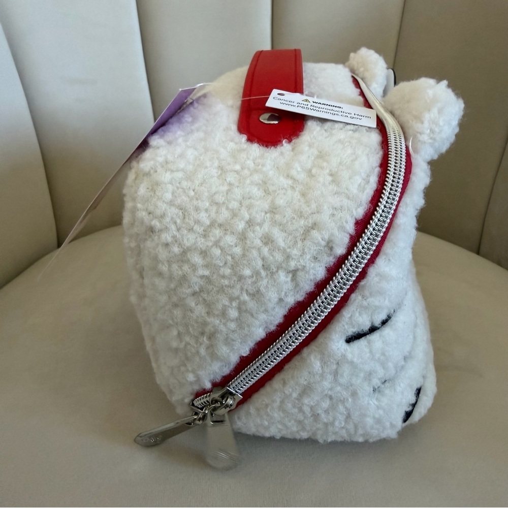 NWT Sanrio Impressions Hello Kitty Unfold Travel Makeup Bag Organizer Opens Flat - Picture 4 of 13